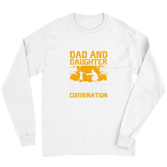 Dad And Daughter WIlderness Explorer Camping Adventure 4 Long Sleeves