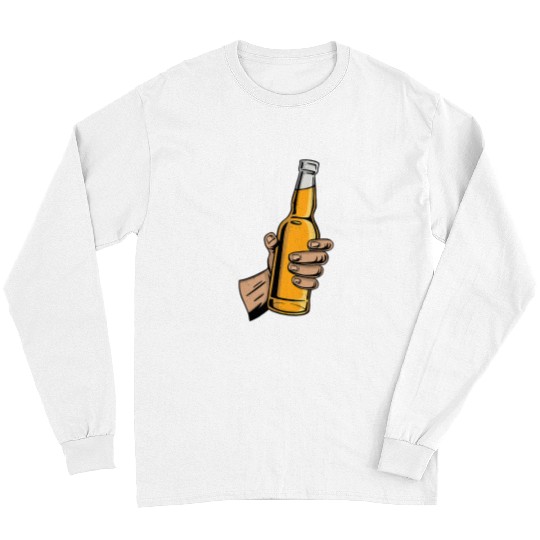 Beer Fun Beer Brew Bottle Drinker Bar Drinking Party Alcohol Beer Long Sleeves