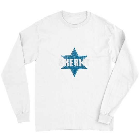 Police Job Sheriff Law Enforcement Personnel Police Blue Line Support Long Sleeves