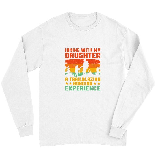 Dad And Daughter WIlderness Explorer Camping Adventure 1 Long Sleeves