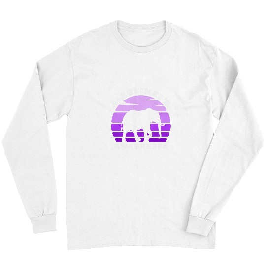 Elephant Pet Alzheimer s Awareness Support Squad Cute Purple Elephant Long Sleeves