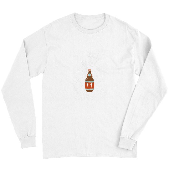 Beer Fun Vambeer Drinking Halloween Party Beer Trick Or Treat Scary Long Sleeves