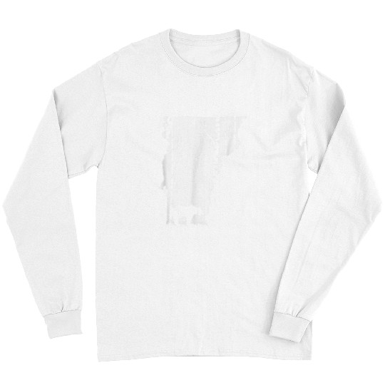 Bear Pet Brown Grizzly Bear Hunting Vermont map Hunter Long Sleeves