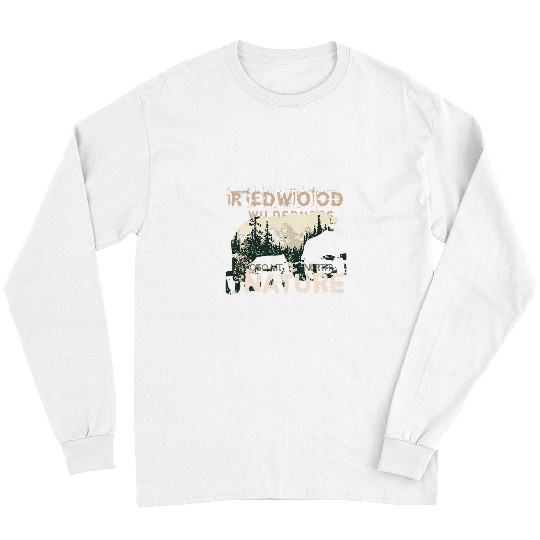 Bear Pet Redwood californias Big Sur Wilderness Bear National Park Men Long Sleeves