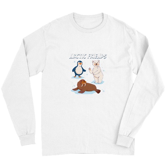 Bear Pet Penguins Polar Bears Seals Walrus Arctic Friends Animals Long Sleeves