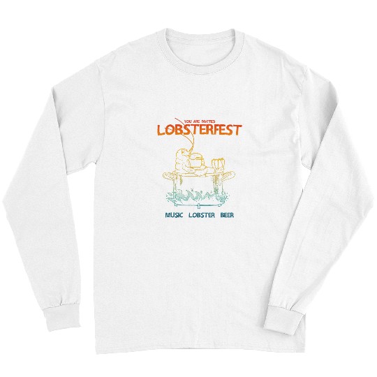 Beer Fun You Are Invited Lobsterfest Music Lobster Beer Apparel Long Sleeves