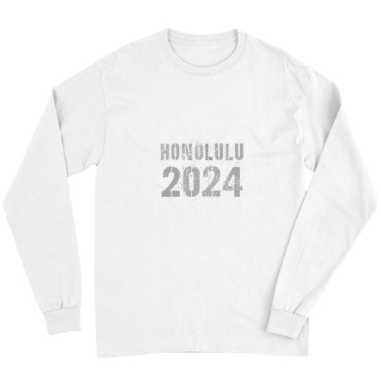 Kids Honolulu 2024 Spring Break Cruise Summer Off Duty Trip Long Sleeves