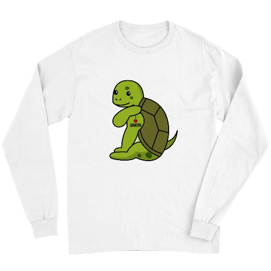 I Love Grandma Tattoo Turtle Grandmother Pet Long Sleeves