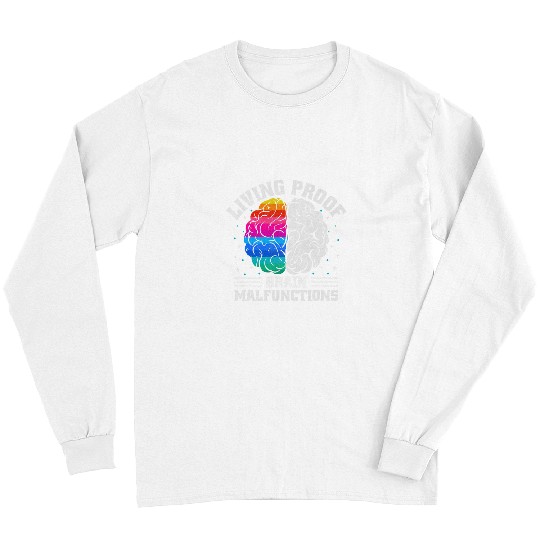 Mental Health Awareness Funny Humor Positive Therapy 2 Long Sleeves