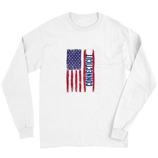 Police Job Connecticut Backs the Blue American Flag Police Support Long Sleeves