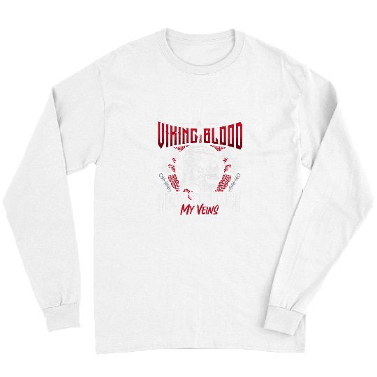 Norse Viking Mythology Design for Viking Warriors Long Sleeves
