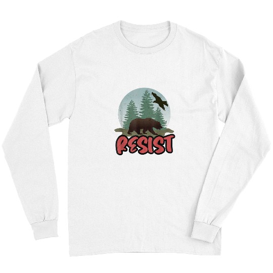 Bear Pet Resis ALT US National Parks Resist Graphic Bear Tee Long Sleeves