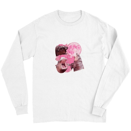 Hippo Pet Pygmy Hippo With Moon vintages Moo Dang Bootleg Funny Moo Long Sleeves