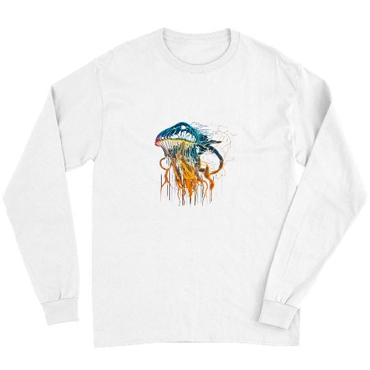 Jellyfish Ocean Animal Scubas Diving Jelly Fish 2 Long Sleeves