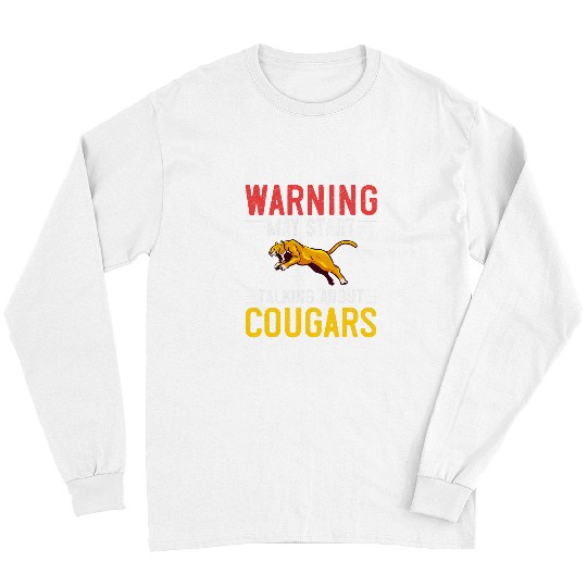 Lion Pet Cougar Mountain Lion Animal Cat Head Funny Cute Wildcat 02 Long Sleeves