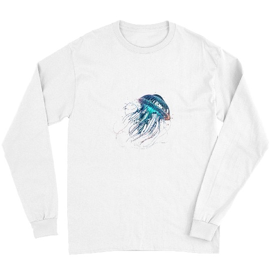 Jellyfish Ocean Animal Scubas Diving Jelly Fish 7 Long Sleeves