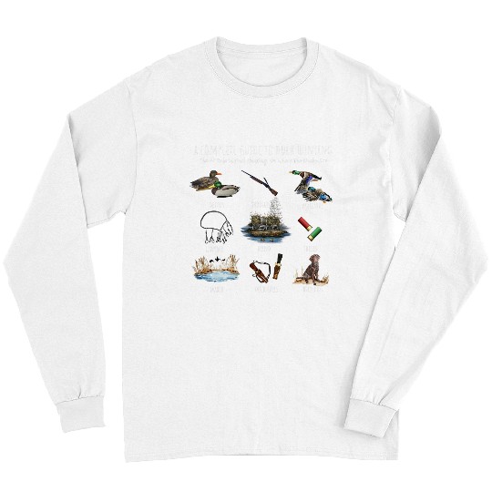 Ducks Hunting Guide Duck Lover Duck Guide Hunter Waterfowl Long Sleeves