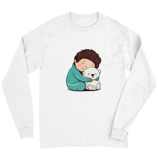Bear Pet Cute Ice Bear with Toddler for Teddy Bear Lovers Long Sleeves