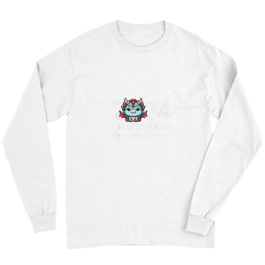 Dragon Pet Tet Vietnamese New Year of the Dragon Chuc Mung Nam Moi Long Sleeves