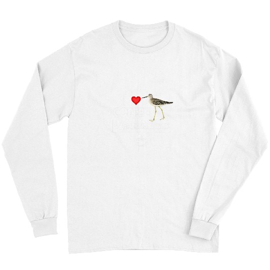 Coffee Fun I Love Coffee and Greenshanks Bird Watching Caffeine Long Sleeves