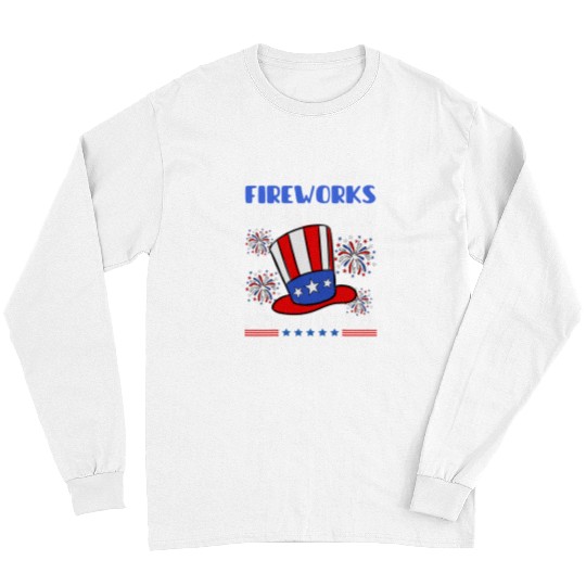 Fireworks Director I Run You Run Flag Funny 4th Of July 3 Long Sleeves