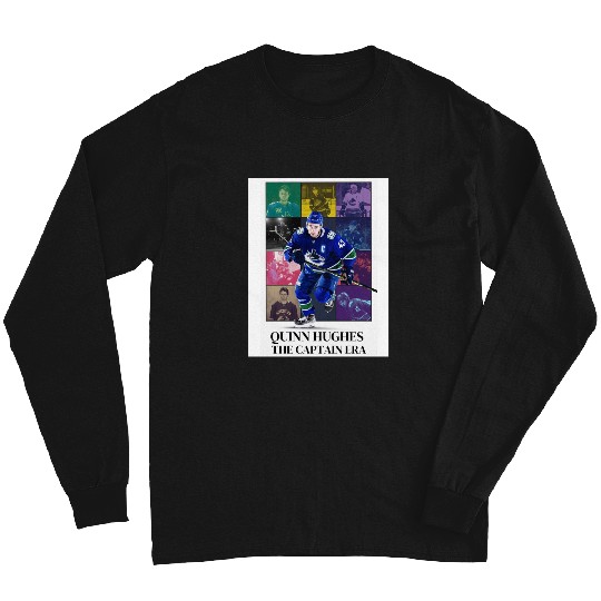 Quinn Hughes Eras Tour Vancouver Canucks (Bigger Print) Long Sleeves