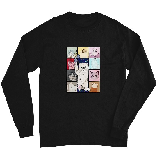 Discover The Eras Tour Cat Version T-Shirt Long Sleeves
