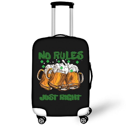 st paddy funny day, green beer Irish day Luggage Covers