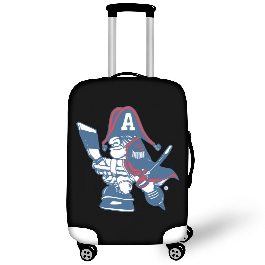 Milwaukee admiral cartoon Luggage Covers