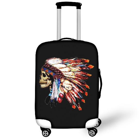 skull headdress Luggage Covers