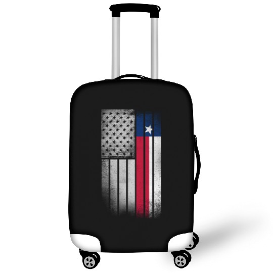 USA Vintage Texas State Flag Luggage Covers