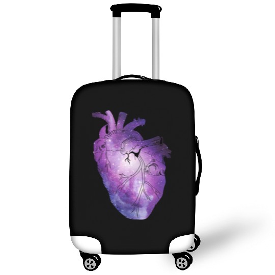 Galaxy Beating Heart Luggage Covers