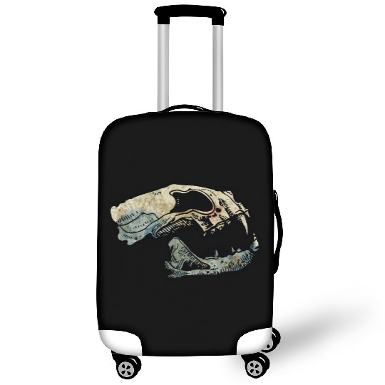 cat skull Luggage Covers