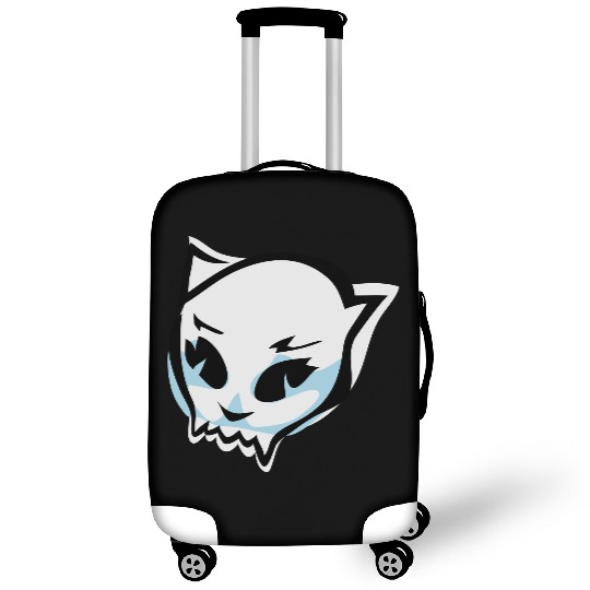 cat skull Luggage Covers