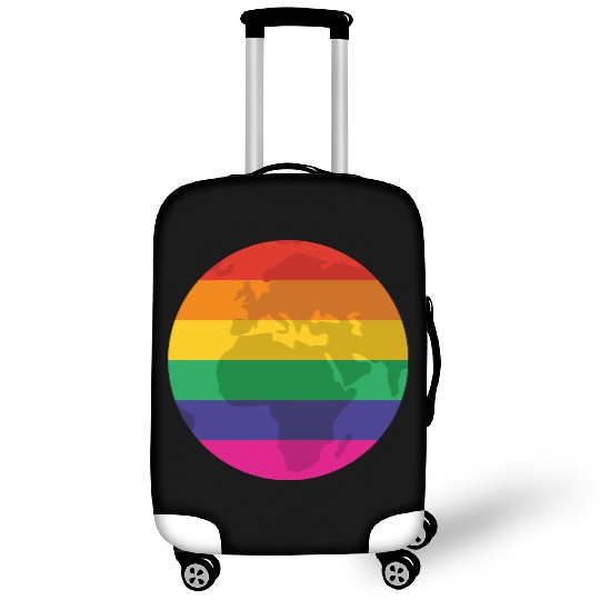 Rainbow earth Luggage Covers