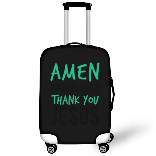 Amen Hallelujah Thank You Jesus Christian Worship Luggage Covers