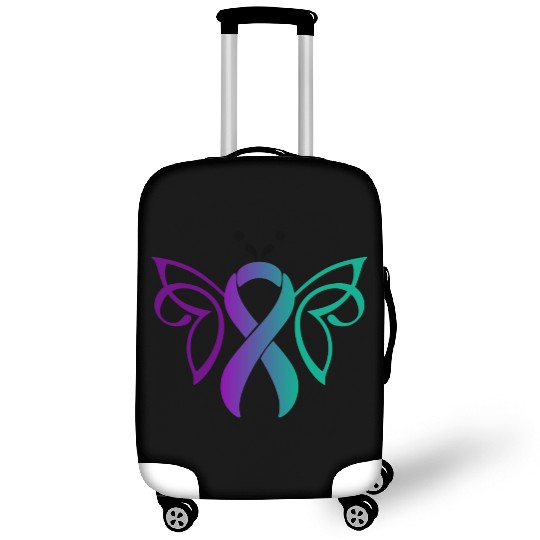Suicide Butterfly Gradient Luggage Covers