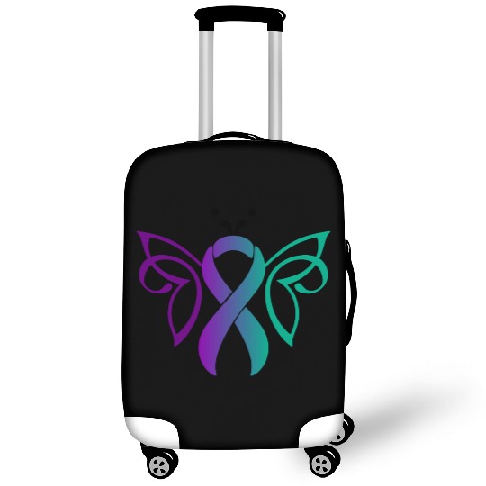 Suicide Butterfly Gradient Luggage Covers