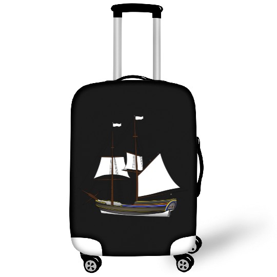 ship boat canoe sailboat submarine yacht anchor405 Luggage Covers