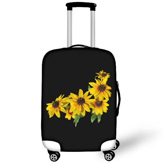 flowers lilies tulips orchids sunflower dahlia ger Luggage Covers
