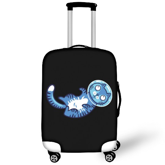 Space cat Luggage Covers
