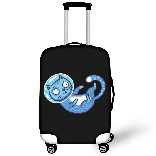 Space cat Luggage Covers