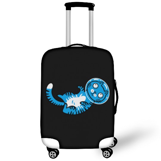 Space cat Luggage Covers