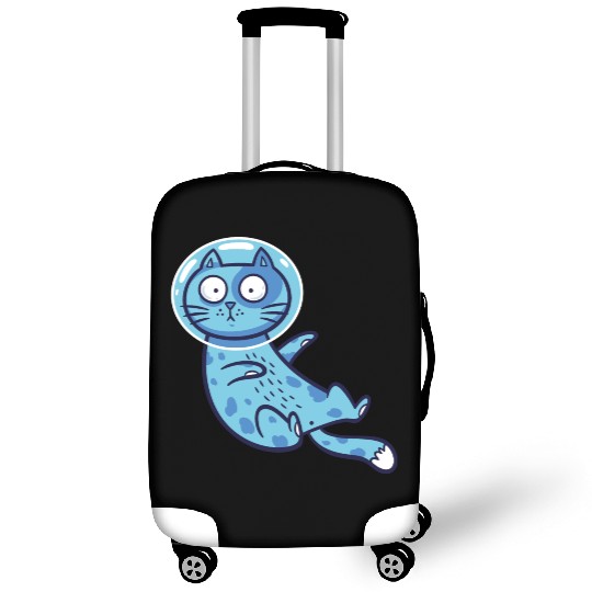 Space cat Luggage Covers