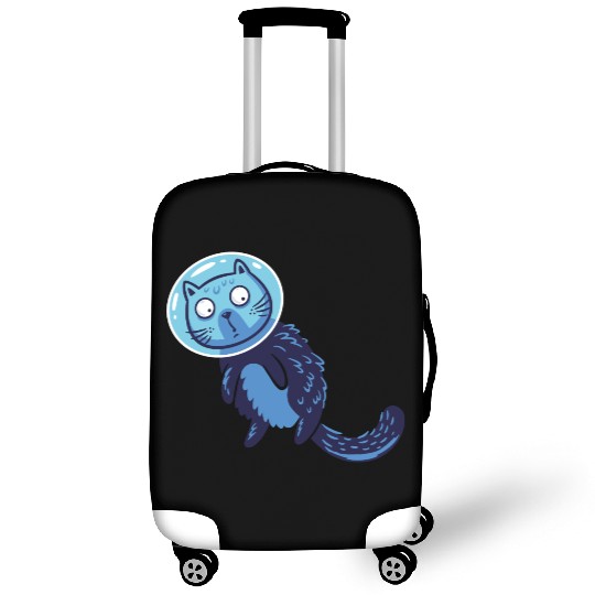 Space cat Luggage Covers