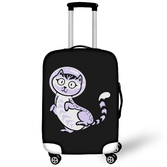 Space cat Luggage Covers