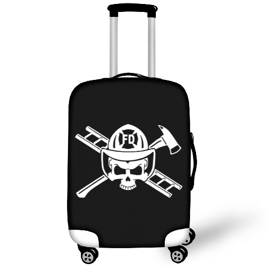 Firefighter Crossbones Luggage Covers
