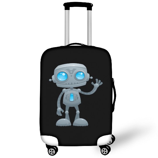Waving Robot Luggage Covers