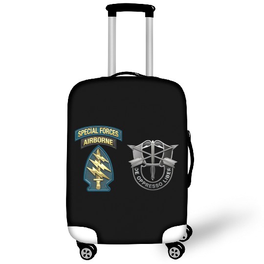 U S Army Special Forces Green Berets SSI DUI Luggage Covers