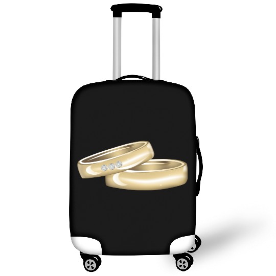 Wedding rings 03 Luggage Covers